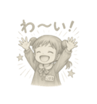 こはるのやさしい毎日（手描き鉛筆風）（個別スタンプ：10）