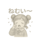 こはるのやさしい毎日（手描き鉛筆風）（個別スタンプ：21）
