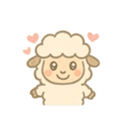 ふわふわ羊のまいにち（個別スタンプ：5）