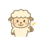 ふわふわ羊のまいにち（個別スタンプ：10）