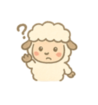 ふわふわ羊のまいにち（個別スタンプ：12）