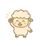 ふわふわ羊のまいにち（個別スタンプ：14）