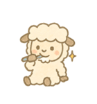 ふわふわ羊のまいにち（個別スタンプ：18）