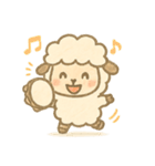 ふわふわ羊のまいにち（個別スタンプ：34）
