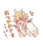 げんきいっぱい！本丸すたんぷ（個別スタンプ：2）