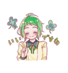 げんきいっぱい！本丸すたんぷ（個別スタンプ：8）