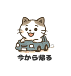 猫シロのまいにちスタンプ（個別スタンプ：21）