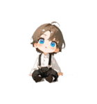 茶髪サスペンダーボーイ(to)（個別スタンプ：2）