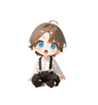 茶髪サスペンダーボーイ(to)（個別スタンプ：6）