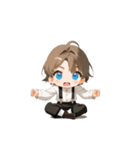 茶髪サスペンダーボーイ(to)（個別スタンプ：7）