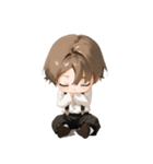 茶髪サスペンダーボーイ(to)（個別スタンプ：9）