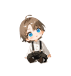 茶髪サスペンダーボーイ(to)（個別スタンプ：10）
