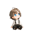 茶髪サスペンダーボーイ(to)（個別スタンプ：11）