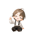 茶髪サスペンダーボーイ(to)（個別スタンプ：31）