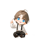 茶髪サスペンダーボーイ(to)（個別スタンプ：32）