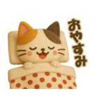 フェルト＊ネコ（個別スタンプ：10）