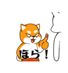 柴犬のダブルビックリ（個別スタンプ：6）
