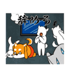 柴犬のダブルビックリ（個別スタンプ：10）