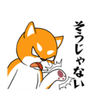 柴犬のダブルビックリ（個別スタンプ：28）