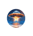 未確認飛行物体私はUFOです！（個別スタンプ：3）