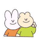 うさきちとくまきち（個別スタンプ：4）