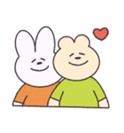 うさきちとくまきち（個別スタンプ：7）