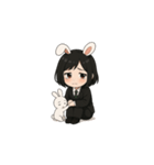 まじめOLうさぎちゃん（個別スタンプ：1）