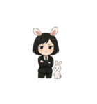 まじめOLうさぎちゃん（個別スタンプ：2）