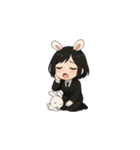 まじめOLうさぎちゃん（個別スタンプ：3）
