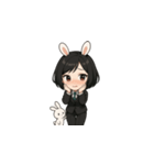 まじめOLうさぎちゃん（個別スタンプ：7）