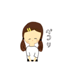 元気いっぱい幸せガール（個別スタンプ：12）