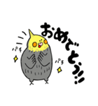 オカメインコのカメ夫（個別スタンプ：7）