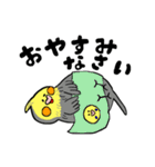 オカメインコのカメ夫（個別スタンプ：9）