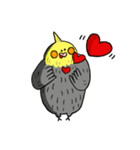 オカメインコのカメ夫（個別スタンプ：20）
