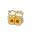 ビールジョッキスタンプ（個別スタンプ：4）