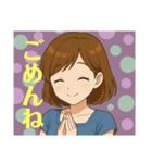 happy girls 3（個別スタンプ：5）
