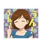 happy girls 3（個別スタンプ：7）