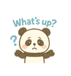 かわいいパンダのリアクション（個別スタンプ：7）