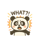 かわいいパンダのリアクション（個別スタンプ：32）