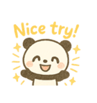 かわいいパンダのリアクション（個別スタンプ：40）