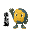 ハンドボールと一緒（個別スタンプ：3）