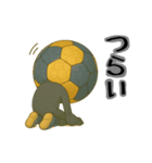 ハンドボールと一緒（個別スタンプ：8）