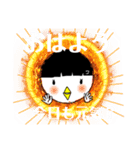 おかっぱココさん（個別スタンプ：21）