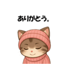 ピンクの帽子の可愛い子猫（個別スタンプ：30）