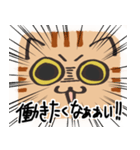 猫の顔だけスタンプ ちゃとら（個別スタンプ：21）
