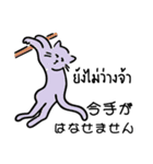 banromsai タイ語と手描きねこ（個別スタンプ：24）