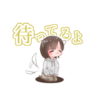 気まぐれ女子❦（ショートボブ女子）（個別スタンプ：5）