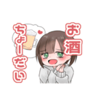 気まぐれ女子❦（ショートボブ女子）（個別スタンプ：7）