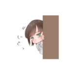 気まぐれ女子❦（ショートボブ女子）（個別スタンプ：8）