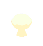 組み合わせてつくるオリジナル花束スタンプ（個別スタンプ：6）